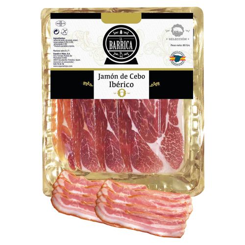 Jamón Iberico De Cebo Barrica -100gr