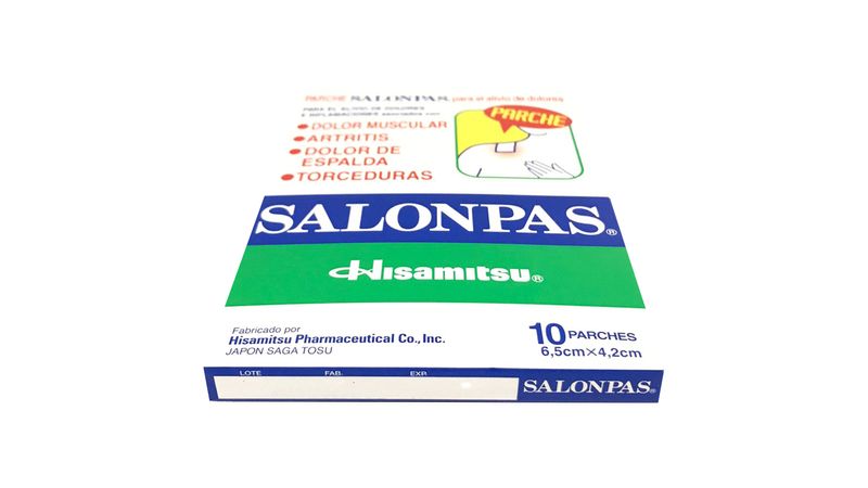 Comprar Parche Muscular Salonpas Grande, Precio indicado por unidad