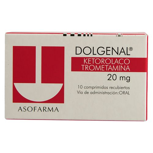 Dolgenal Asofarma 20 Mg, Precio indicado por unidad