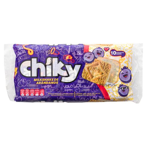 Galleta Chiky Milkshake Arandanos -400gr