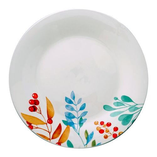 Plato Mainstays De Porcelana Con Diseño - 10.5 Pulgadas