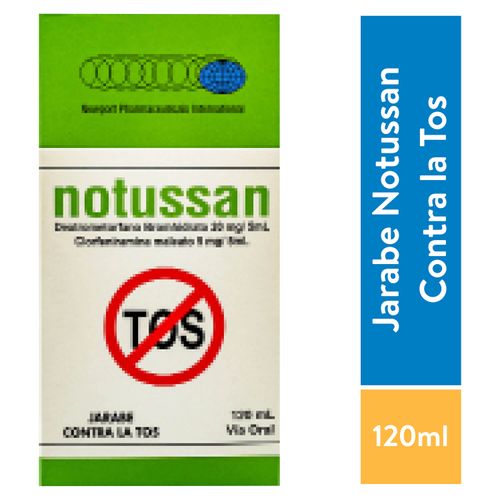 Jarabe Newport Para La Tos Notussan 120ml