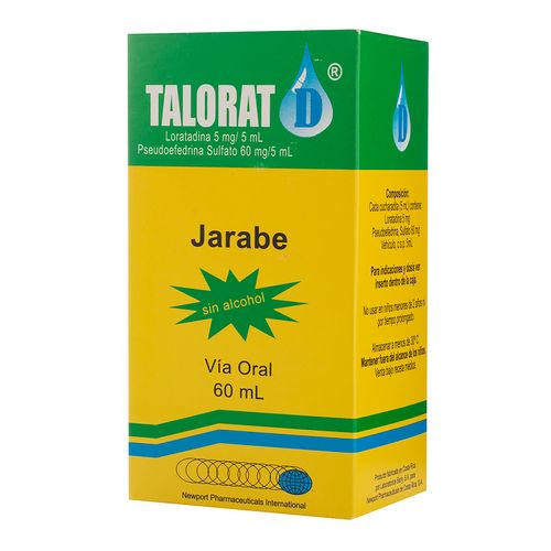 Jarabe Talorat D newport 60ml