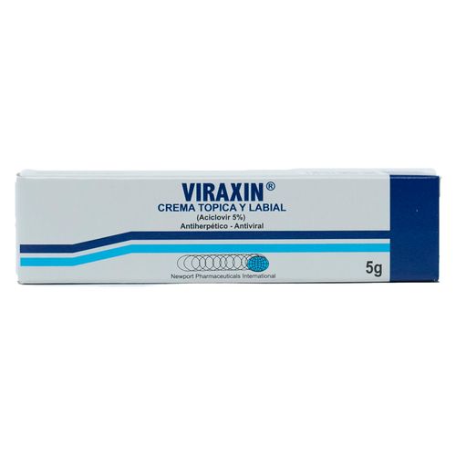 Crema tópica y labial Newport viraxin antiherpético - 5 g