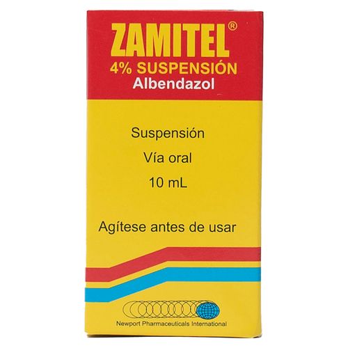 Zamitel Newport Albendazol 10 ml, Precio indicado por unidad