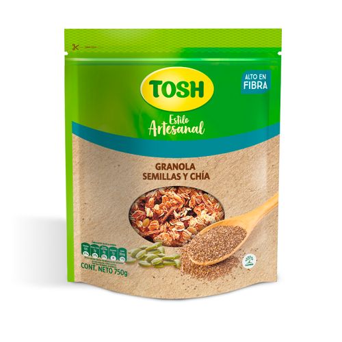 Granola Tosh Semillas Y Chia -750 gr