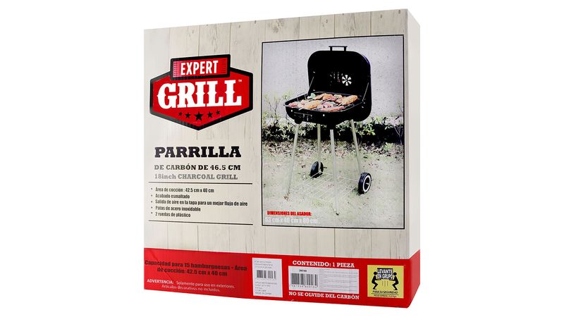 Comprar Parrilla Expert Grill Carbon Cuadrada