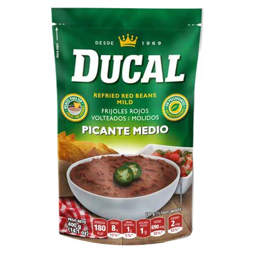 Frijol Ducal molido picante medio - 400 g
