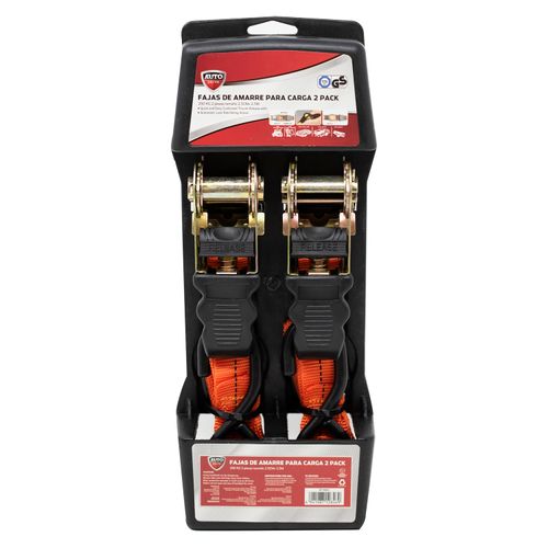 Set Auto Drive Dos Correas Para Amarre Carga Con Ratch