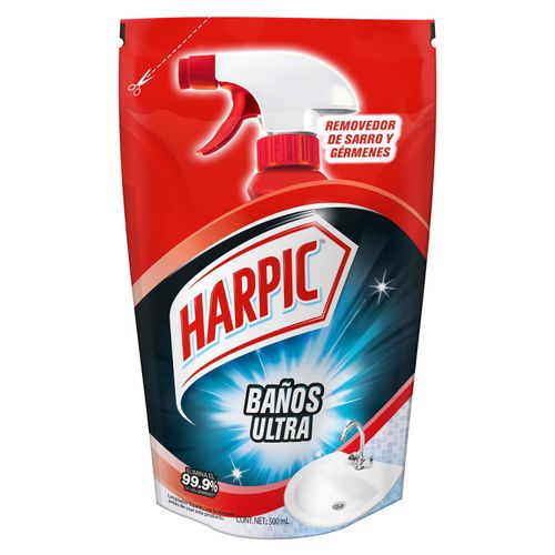 Limpiador De Baños Harpic Ultra Doypack -500ml