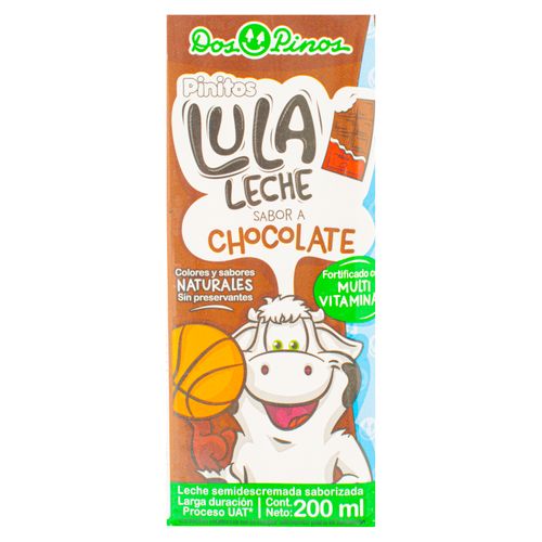 Leche Dos Pinos Lula Saborizada Chocolate -200ml