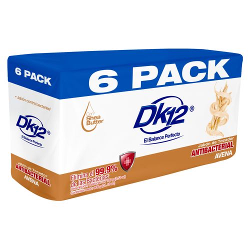 Jabón Tocador Dk12 Avena 6 Pack - 600 g