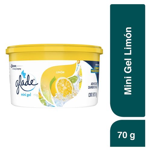 Aromatizante Mini Gel Limón Glade - 70 g