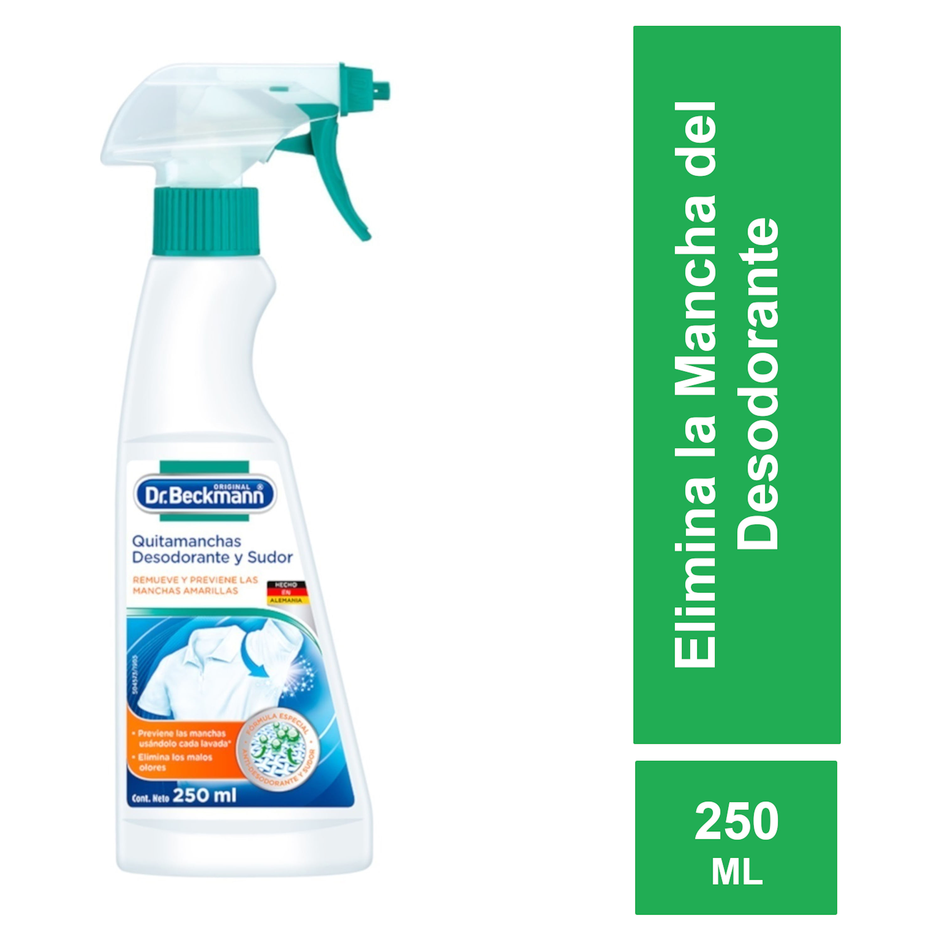 Quitamancha Desodorante Y Sudor Dr.beckmann 250 Ml. — Farmacia El