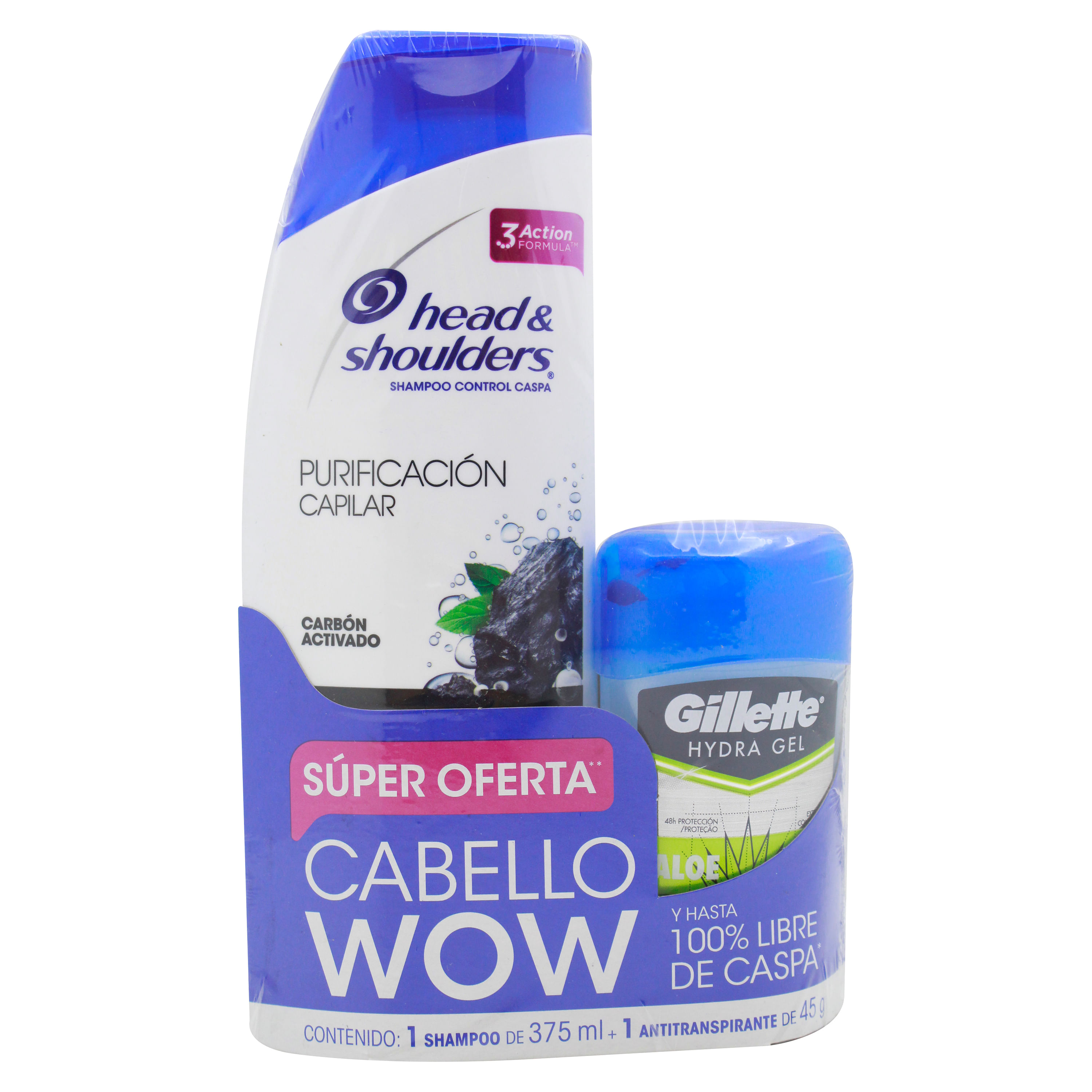 Shampoo-Head-Shoulders-Charcoal-375ml-Gillette-Hydra-45gr-1-72827