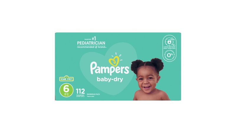 Comprar Pañales Pampers Baby-Dry Talla 4, 9-13kg - 128Uds