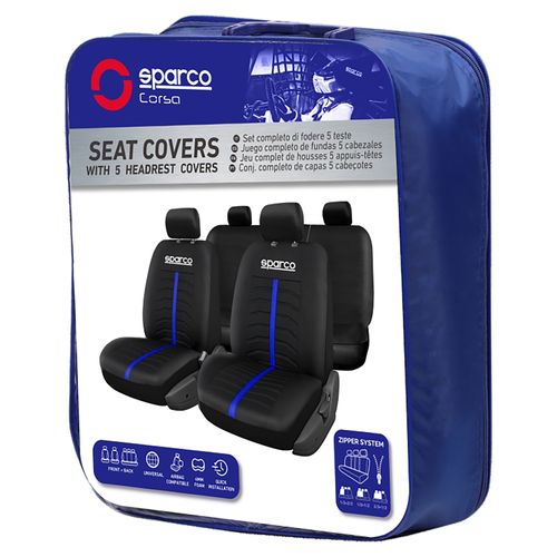 Forro de asiento Sparco para asiento de auto - 5 Pzas