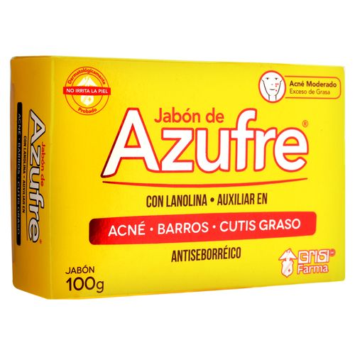 Jabón Grisi de azufre macrobiótico - 100 g