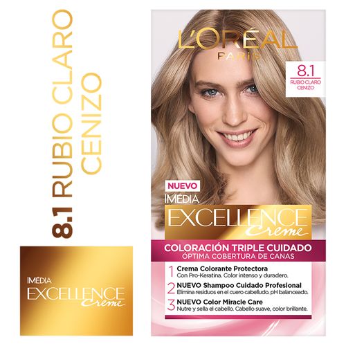 Tinte para el cabello Permanente L'Oréal Paris Excellence Creme Tono 6.1