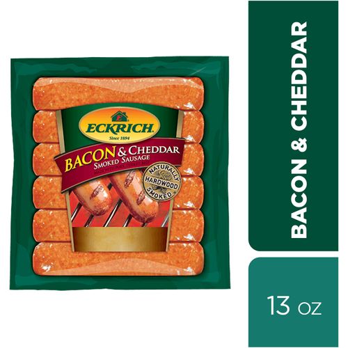 Salchicha Eckrich ahumada tocino cheddar - 369 g