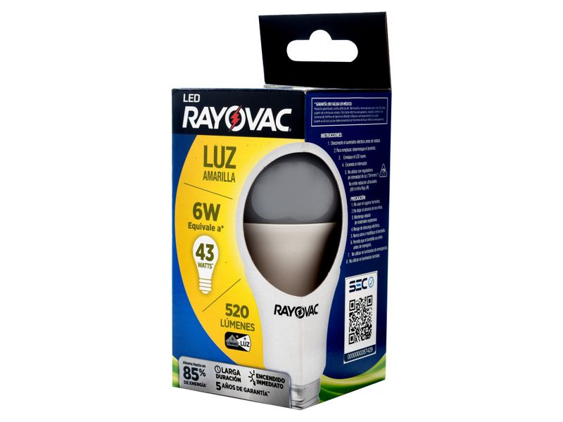 Bombillo-Rayovac-Led-6W-Amarillo-3-41677