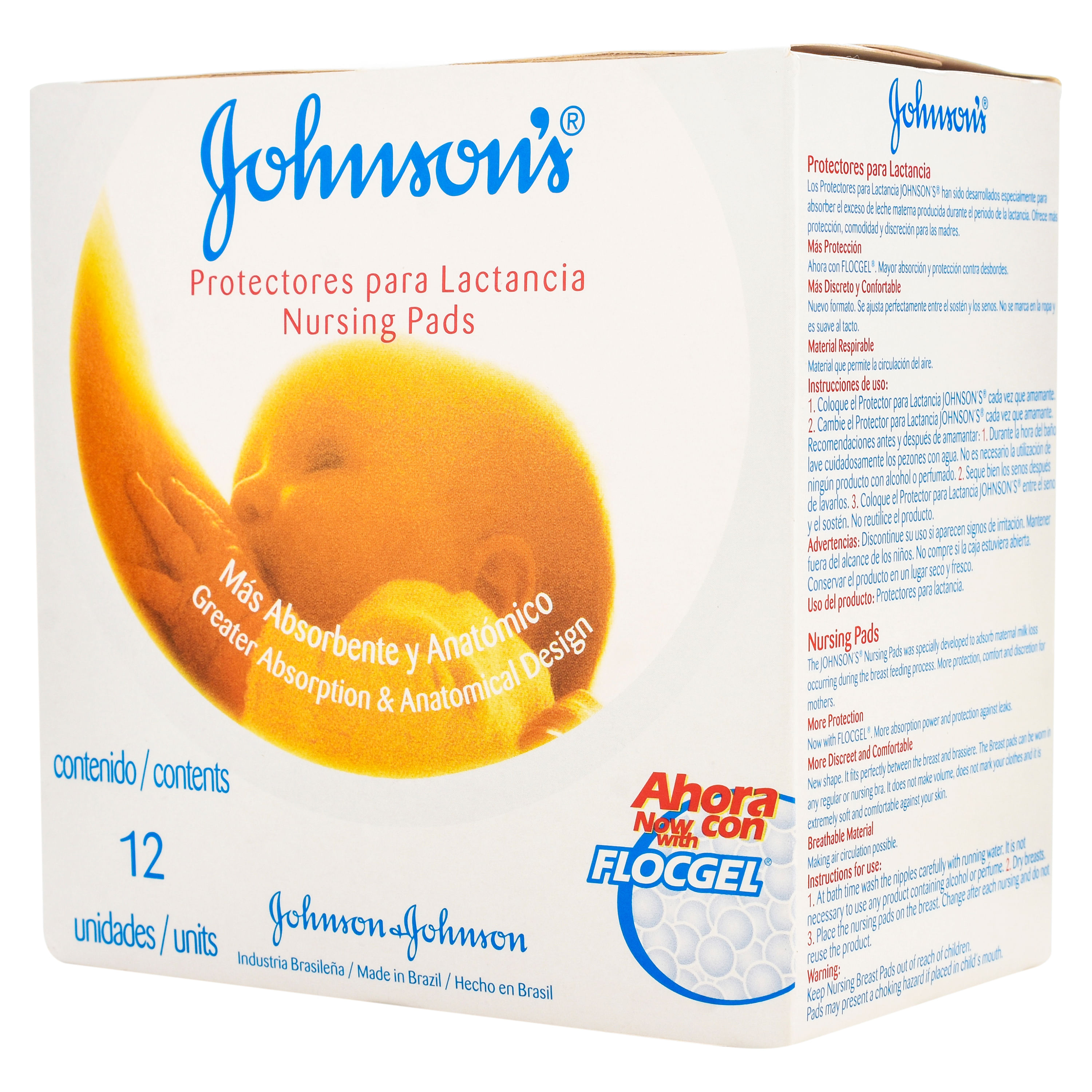 Protectores para Lactancia Johnson's con Flocgel 48 pzas a precio de socio