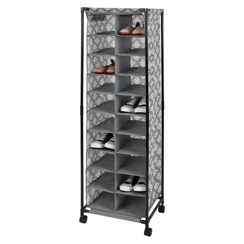 Zapatera Mainstays Con Rodos 20 Compartimentos
