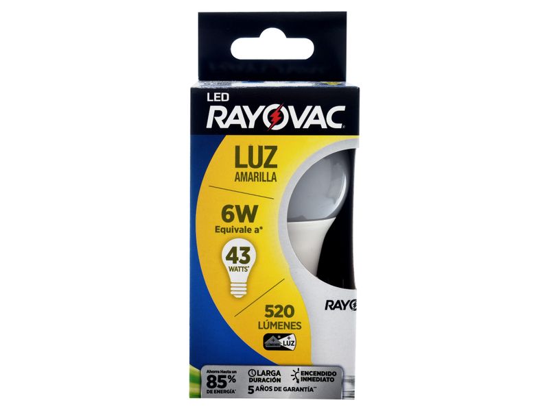 Bombillo-Rayovac-Led-6W-Amarillo-1-41677