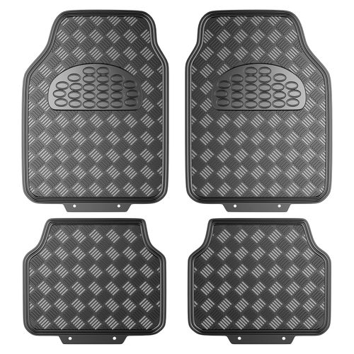 Alfombra Auto Drive De Aluminio Negro