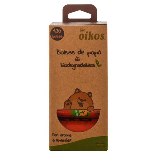 Bolsa Bio Oikos Mascota Biodegradable 120 unidades