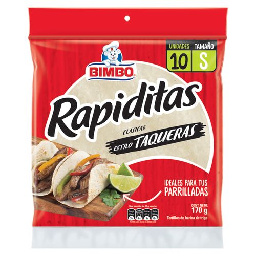 Tortilla Bimbo Taco Rapiditas - 170gr