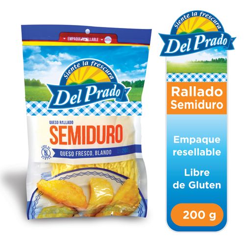 Queso Semiduro Del Prado Rallado -200gr