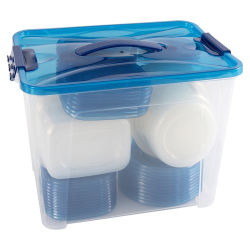 Set Recipientesmainstays Con Tapa 92 Piezas Modelo 48770