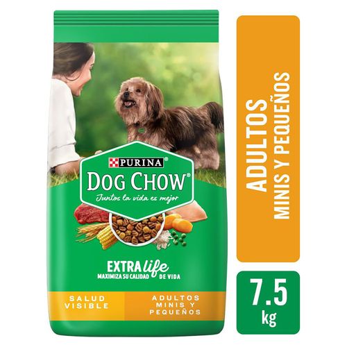 Alimento Perro Adulto Marca Purina Dog Chow Minis y Pequeños -7.5kg