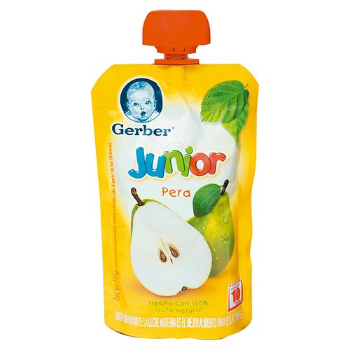 Colado para bebé Gerber junior pera - 110 g