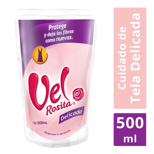 Doypack Detergente Líquido Marca Vel Rosita Delicada -500ml