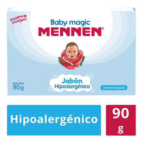 Jabón Corporal para Bebe Mennen, Baby Magic -90 g