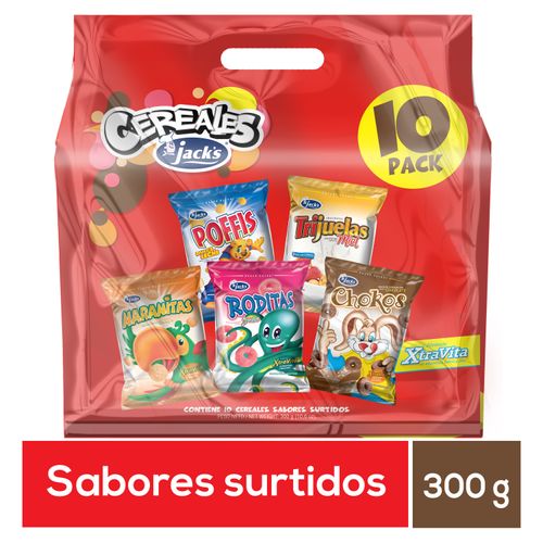 10 Pack Cereales Surtidos Jack´S - 300Gr