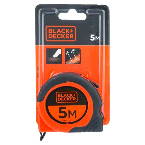 Cinta métrica Black & Decker 5 mt  largo -  1 ud