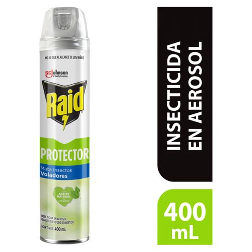 Insecticida Raid Aerosol Protector Volador -400ml