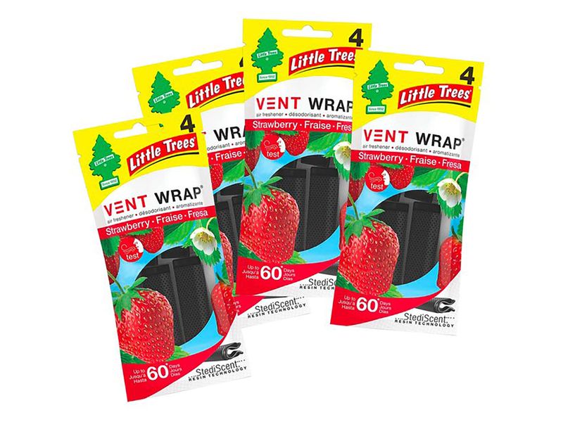 4-Pack-Aromatizante-Car-Freshner-Little-Vent-Wrap-Strawberry-1-73727