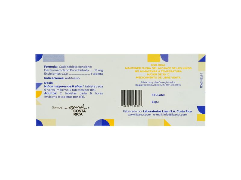 Dextrometorfano-15Mg-X10-Tab-3-57717