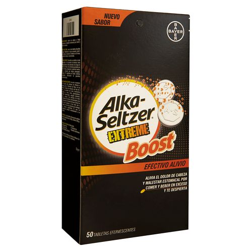 Antiácido Alka Seltzer Extreme Boost -50 tabletas