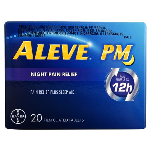Aleve Pm 220Mg/25Mg X20 Tabletas