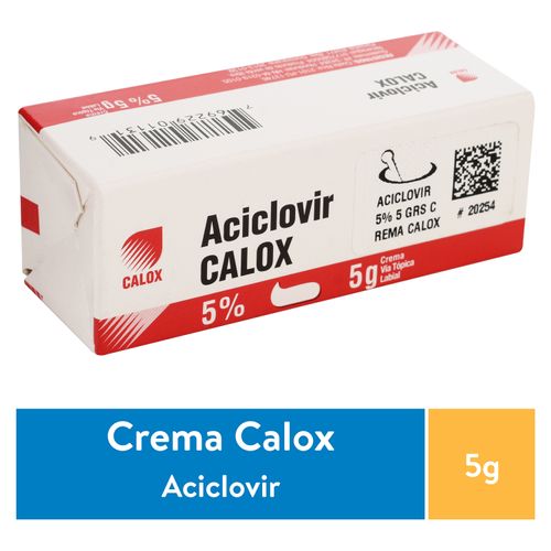 Crema Labial Calox aciclovir - 5 g