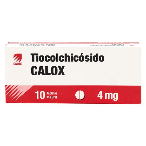 Tiocolchicosido C 4Mg, Precio indicado por unidad