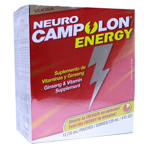 Neuro Campolon Energy 10 ml, Precio indicado por unidad