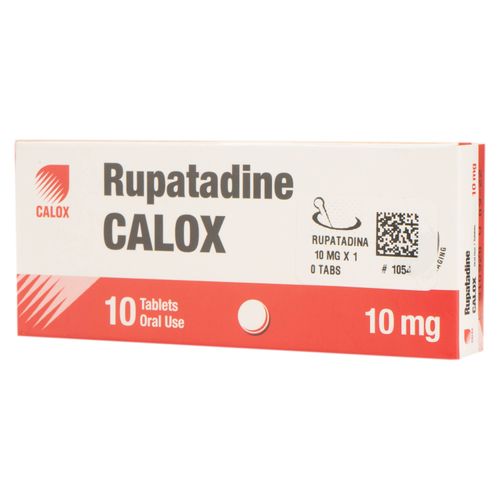 Rupatadina 10Mg, Precio indicado por unidad