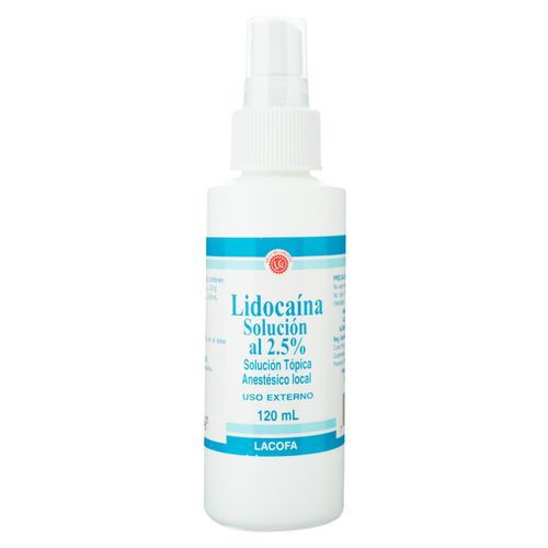 Spray Lidocaina 2.5% -120 ml