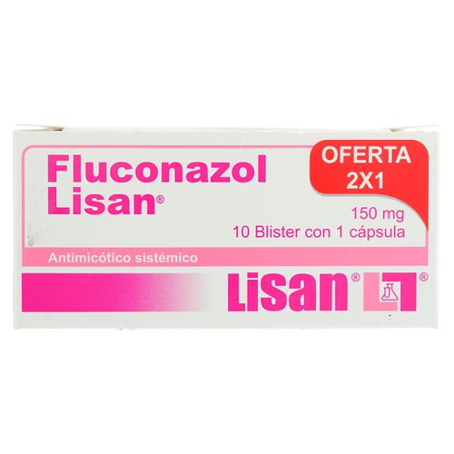 Fluconazol Lisan 150Mg, Precio indicado por unidad